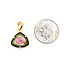 Pendant Custom 2.7ct Watermelon Tourmaline 18ky 1.75x.5" 1.49g 226090005