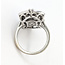 Ring LeVain Milgrain Shield .90ctw Round Diamonds 14kw 23x14mm Sz5 6.5g 126090012