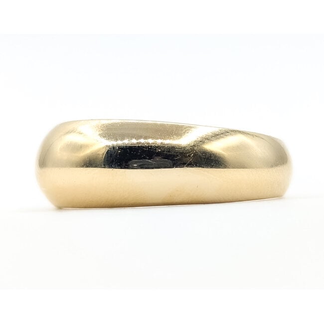 Ring Plain Band Honeycore 14ky 7mm Sz7 1.9g 126090011