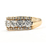 Ring 3-Row .75ctw Round Diamonds 14ky 7.5mm Sz7 4.31g 126090013