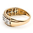 Ring 3-Row .75ctw Round Diamonds 14ky 7.5mm Sz7 4.31g 126090013