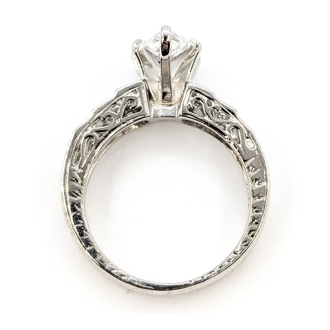 Ring  Engagement 1.87ct Lab Grown Diamond VS1 E IGI: LG704505224 .50ct Princess Diamonds 950pt Sz6.5 123050096