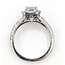 Ring Engagement Halo 1.33ctw Round & Princess Diamonds 14kw 3mm Sz6.5 4.71g 226090007