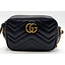 Crossbody Gucci Black Quilted Leather Mini Marmont Camera Bag 448065 498879 126095038