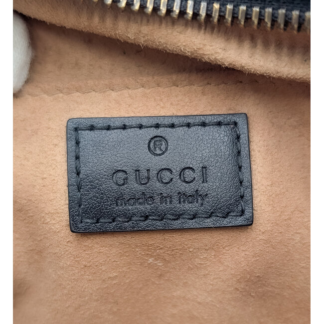 Crossbody Gucci Black Quilted Leather Mini Marmont Camera Bag 448065 498879 126095038