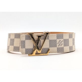 Belt Louis Vuitton Damier White 126095045