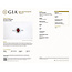 Ring Halo .51ctw Round Diamonds 1.25ct Ruby GIA Report: 2243072263 18kw 13x11mm Sz5.75 5.3g 125060096
