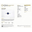 Ring Halo 1.00ctw Round Diamonds 1.57ct Sapphire GIA: 2241072264 14kw sz6 11x11mm 124060195