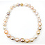 Pearl Strand Gold Clasp 12x15mm Multicolor South Sea Pearls GIA: 2245072259 14ky 17" 93.7g 226090001