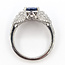 Ring Cocktail 0.74ctw Round Diamonds GIA: 2231598063 3.73ct Blue Sapphire Platinum & 18kt 11mm Sz6 6.6g 226070028