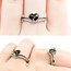 Ring Contour .25ctw Diamonds 1.25ct Alexandrite Heart GIA: 2231197425 Platinum Sz7 123100140