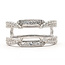 Ring Wrap 1.08ctw Lab Grown Diamond Round & Princess Cut 14kw Sz9