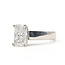 Ring Solitaire 3.1ct Cushion Lab Grown Diamond IGI Report: 787646318 Platinum 4.5mm Sz7 10.59g 126080073