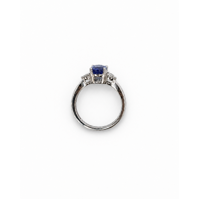 Ring 0.29ctw Diamonds 1.68ctw Tanzanite 14kw 125110135