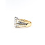 Ring Engagement Tear Drop 5.00ct Pear Lab Grown Diamond IGI: 799614736 VVS2 F 2.00ctw Round & Baguette Diamonds 18ky & Plat 9mm Sz6 11.07g 126080078