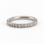 Ring Eternity .75ctw Round Diamonds 950pt 2.2mm Sz5.5 2.76g 126080095