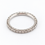 Ring Eternity .75ctw Round Diamonds 950pt 2.2mm Sz5.5 2.76g 126080095