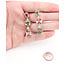 Earrings Dangle Post, Articulated Drop 0.31ctw Round Diamonds 24.42ctw Pink & Pastel Green Tourmaline 14kr 1.75x0.5" 12.5g 226100014