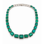 Necklace Graduated GGA: GGA078537 165.76ctw Green Emerald 14kw 7-15mm 17.5" 64.0g 226100021