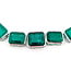 Necklace Graduated GGA: GGA078537 165.76ctw Green Emerald 14kw 7-15mm 17.5" 64.0g 226100021