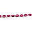Necklace Double-Row Front Diamond Cluster Links 3.19ctw Round Brilliant Diamonds GIA: 5242060942 61.78ctw Red Ruby 900pt 5-10mm 17" 49.2g 226100024