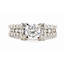 Ring 3-Row 0.73ct Round Diamond GIA: 6173338690 0.67ctw Near Colorless Diamonds 18kw 6.5mm Sz7.25 3.95g 226100026