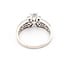 Ring 3-Row 0.73ct Round Diamond GIA: 6173338690 0.67ctw Near Colorless Diamonds 18kw 6.5mm Sz7.25 3.95g 226100026
