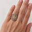 Ring Levian Pave Cigar Band Black Rhodium 3.00ctw Round Diamonds 14kr 20mm Sz7 9.31g 226080031