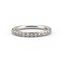 Ring Eternity .75ctw Round Diamonds 950pt 2.2mm Sz5.5 2.76g 126080094