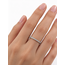 Ring Eternity .75ctw Round Diamonds 950pt 2.2mm Sz5.5 2.76g 126080094