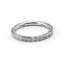 Ring Eternity .75ctw Round Diamonds 950pt 2.2mm Sz5.5 2.76g 126080094