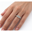 Ring Illusion Set .75ctw Princess & Round Diamonds Platinum 3.5mm Sz7 7.75g 126080093