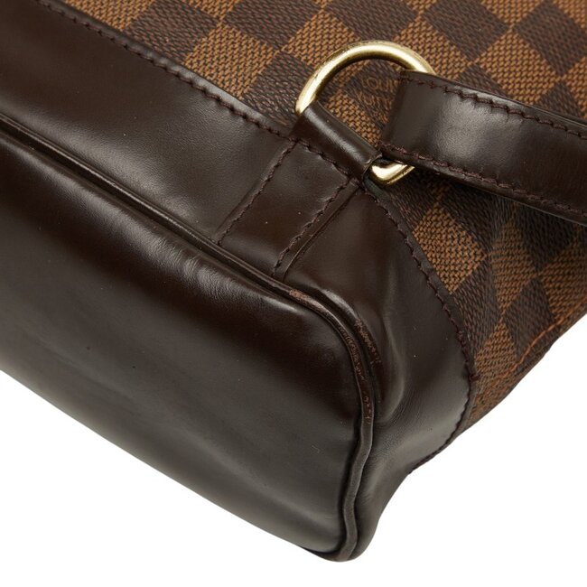 Backpack Louis Vuitton Soho Damier Ebene Canvas Leather N51132 126105008