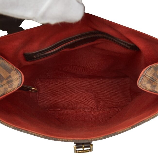 Backpack Louis Vuitton Soho Damier Ebene Canvas Leather N51132 126105008