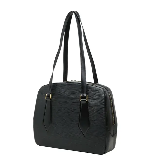 Handbag Louis Vuitton Voltaire Noir Epi Leather M52432 126105009