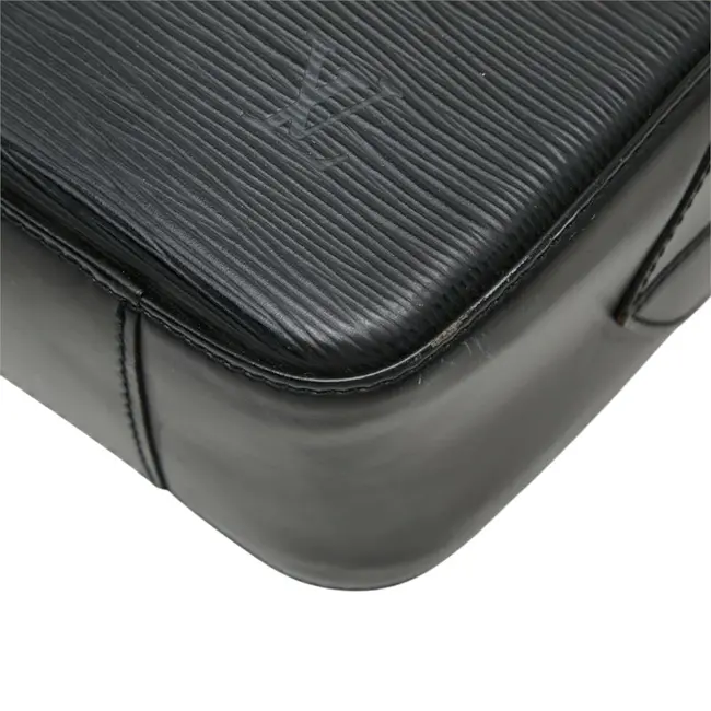 Handbag Louis Vuitton Voltaire Noir Epi Leather M52432 126105009