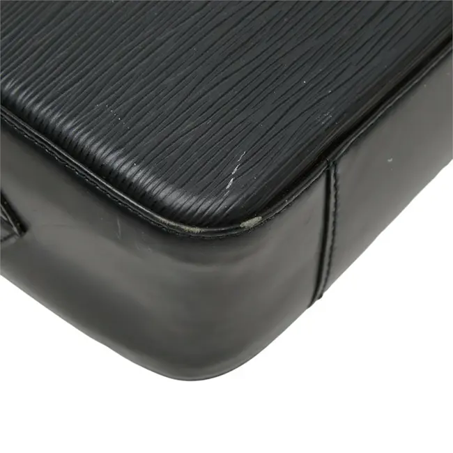 Handbag Louis Vuitton Voltaire Noir Epi Leather M52432 126105009