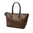 Handbag Louis Vuitton Kaisa MM Damier Ebene Cerise Canvas Leather N41548 126105011
