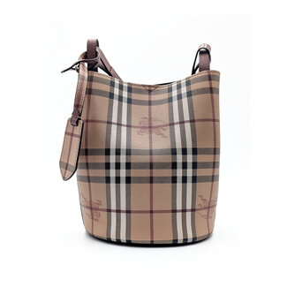 Handbag Burberry Small Lorne Haymarket Check Bucket Bag 126085016