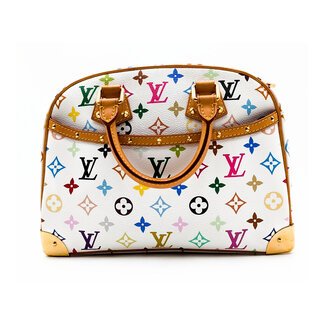 Handbag Louis Vuitton Trouville Multicolor Blanc M92663 126095027
