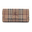 Handbag Burberry Haymarket Check Henley Wallet on Chain Mid Camel 126095030