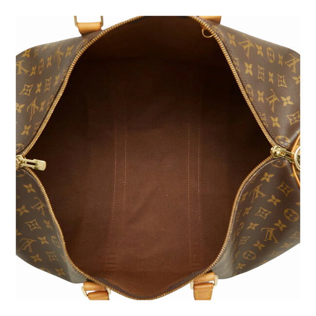 Duffle Louis Vuitton Keepall Bandouliere 50 Monogram Canvas Leather M41416 126105012