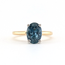 Ring Solitaire GIA: 1242085149 1.76ct Montana Greenish Blue Sapphire 14ky 2mm Sz5 3.6g 126100014
