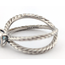 Ring David Yurman Cable GIA: 2245086083 .46ct Blue Montana Sapphire 950pt 7mm Sz6.5 5.76g 126100016