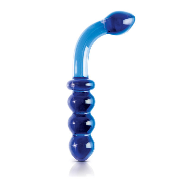 Pipedream Products Icicles No.31 Blue Curve G Spot Glass Dildo