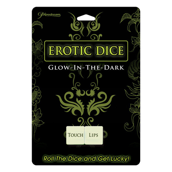 Pipedream Products Glow In The Dark Erotic Dice