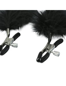 Sportsheets International Sex & Mischief Feathered Nipple Clamps