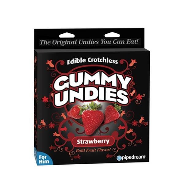Pipedream Edible Male Gummy Undies - Strawberry Flavored