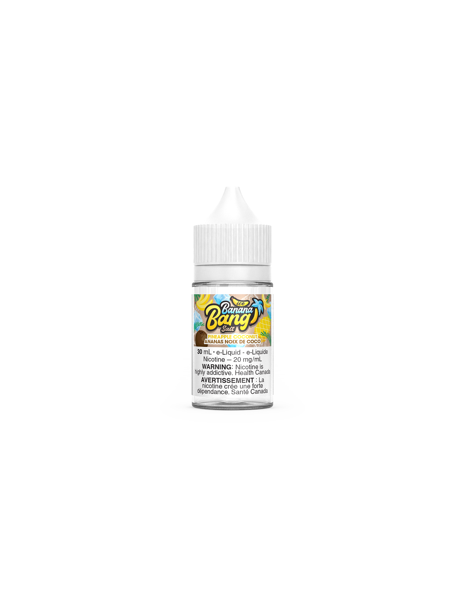 BANANA BANG ICE SALT PINEAPPLE COCONUT SALT BY BANANA BANG ICE (30ML/20MG)