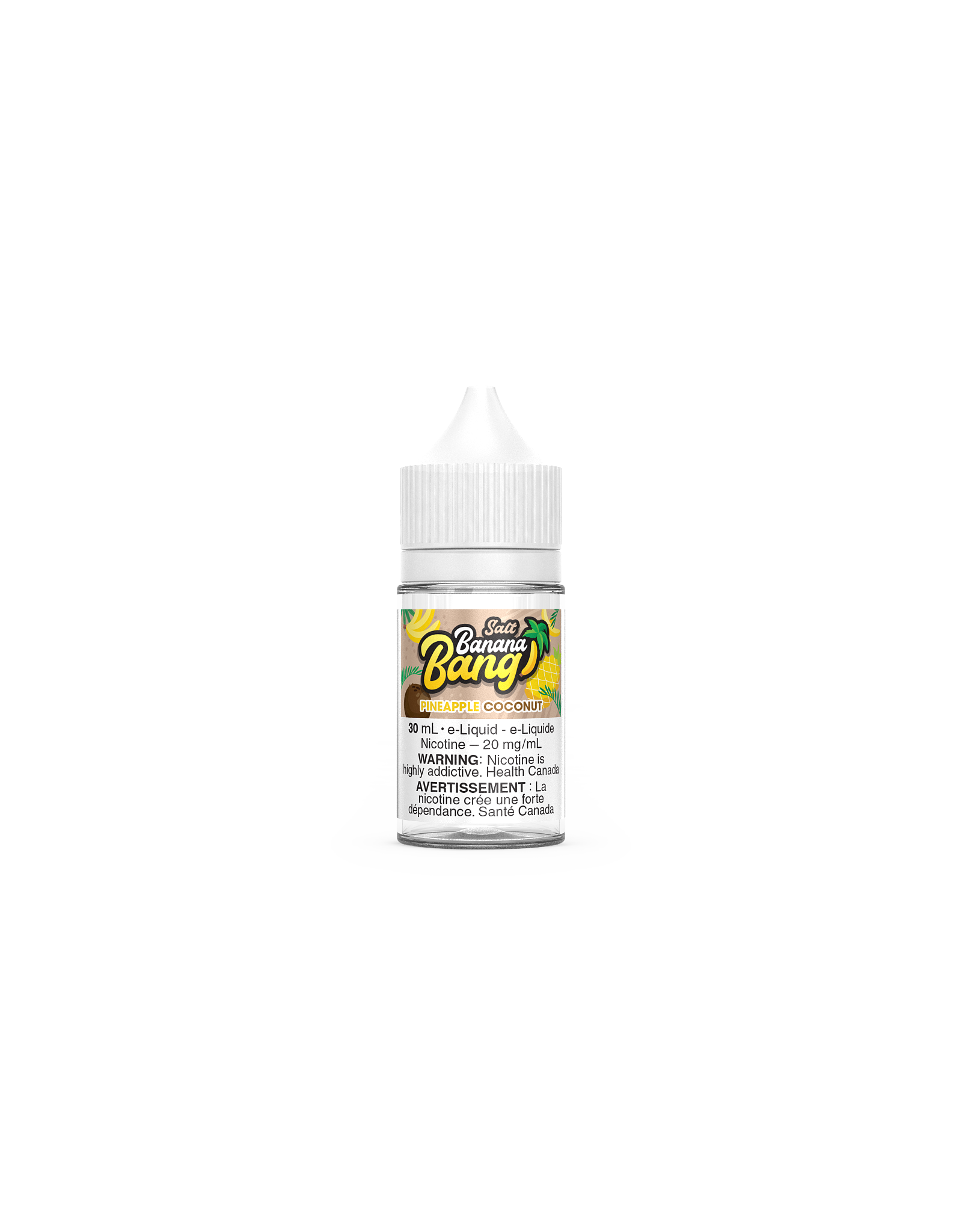 BANANA BANG SALT PINEAPPLE COCONUT SALT BY BANANA BANG (30ML/20MG)